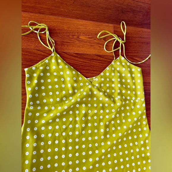 Levi’s GEM SLIP DRESS floral green size extra large - Picture 2 of 13